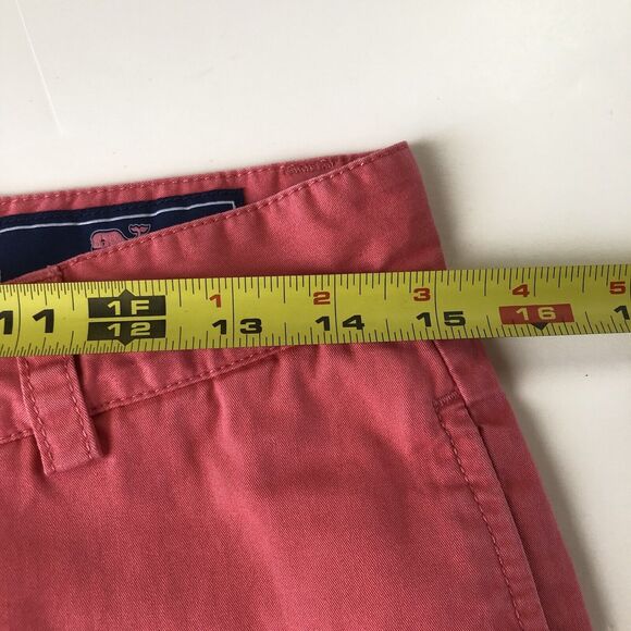 Vineyard Vines Men's 100% Cotton Club Short Nantucket Red Pink • Size 30 - Picture 12 of 15